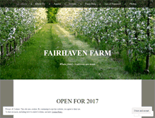 Tablet Screenshot of fairhaven-farm.com